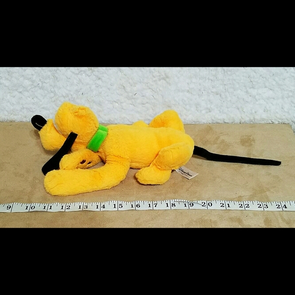 Vintage Disney Parks Authentic Plush Pluto Toy Dog - Picture 9 of 11